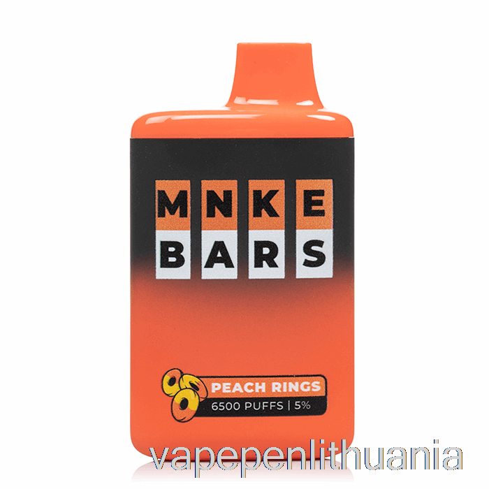 Mnke Batonėliai 6500 Vienkartinių Persikų žiedų Vape Skystis